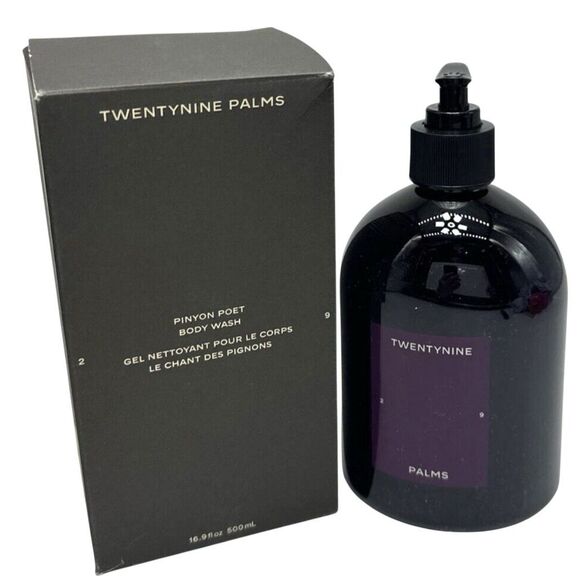 New in Box TWENTYNINE PALMS Pinyon Poet Body Wash 16.9 fl oz / 500 mL Gel Pump F - Picture 4 of 6
